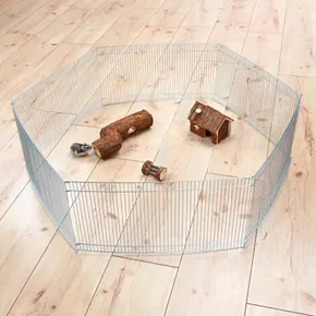 Pozinkovaná ohrádka pre myši a škrečky 6 dielov 48 x 25 cm, o 90 cm